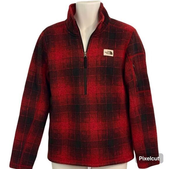 Vintage The North Face Buffalo Plaid Pullover. Men’s Small - Picture 1 of 6